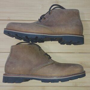 LL BEAN CHUKKA BOOTS MEN'S BROWN SIZE 8.5 PRE-OWNED